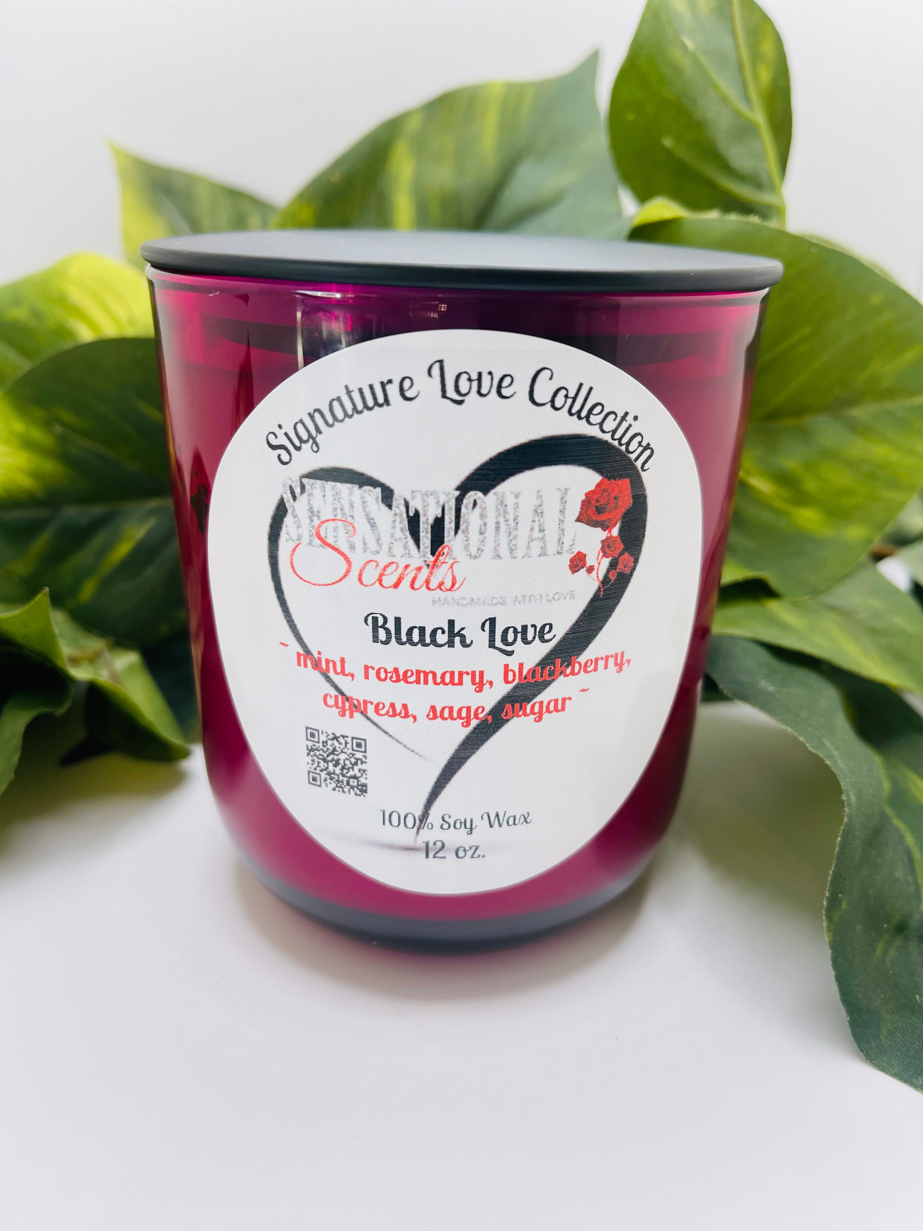 Black Love Scented Candle
