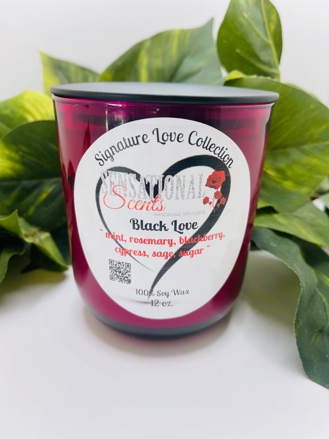 Black Love Scented Candle